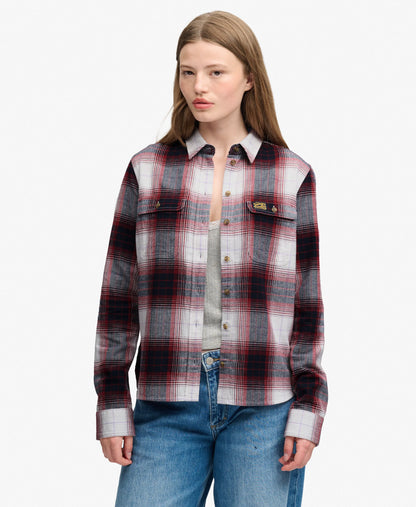 Red/Ivory Check