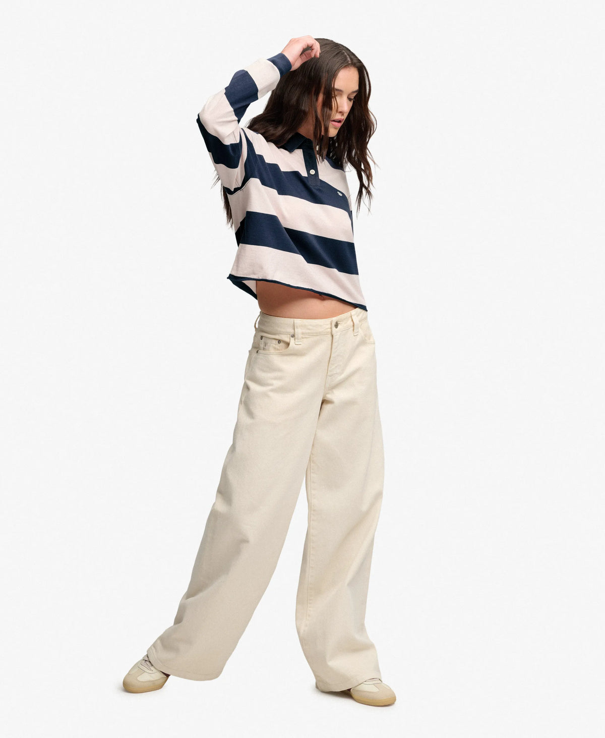 Standard Navy/Pink Stripe