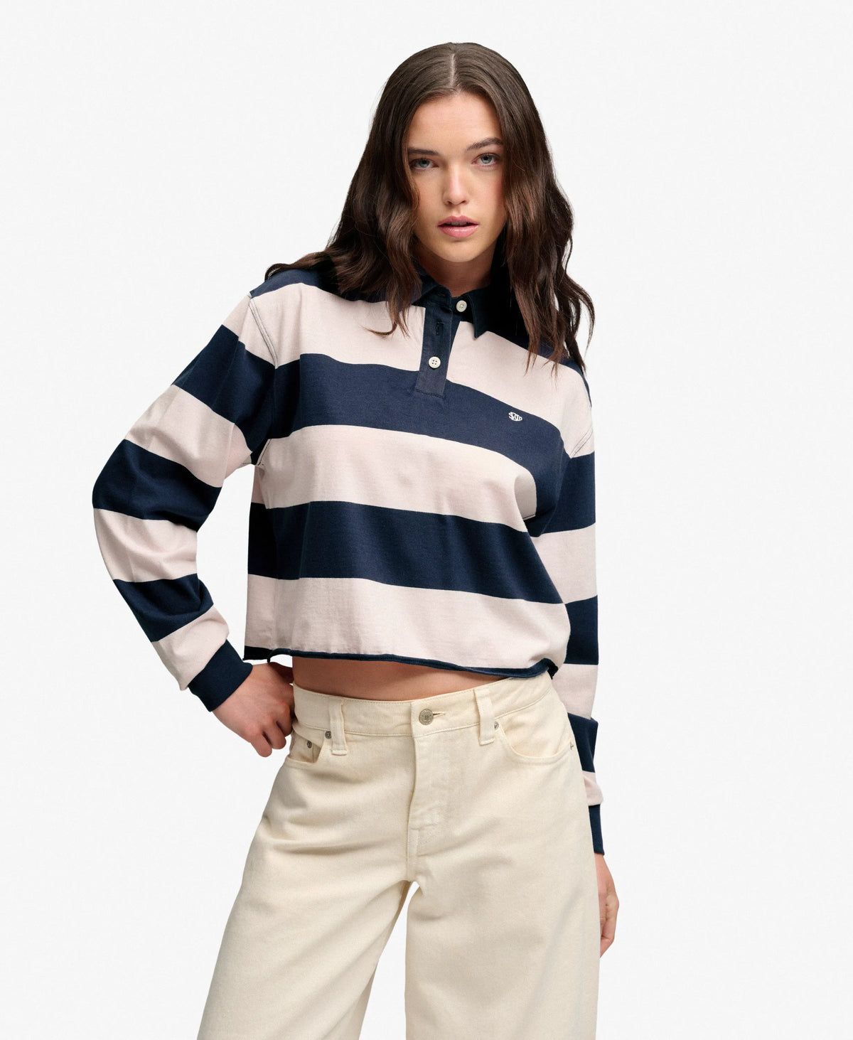 Standard Navy/Pink Stripe