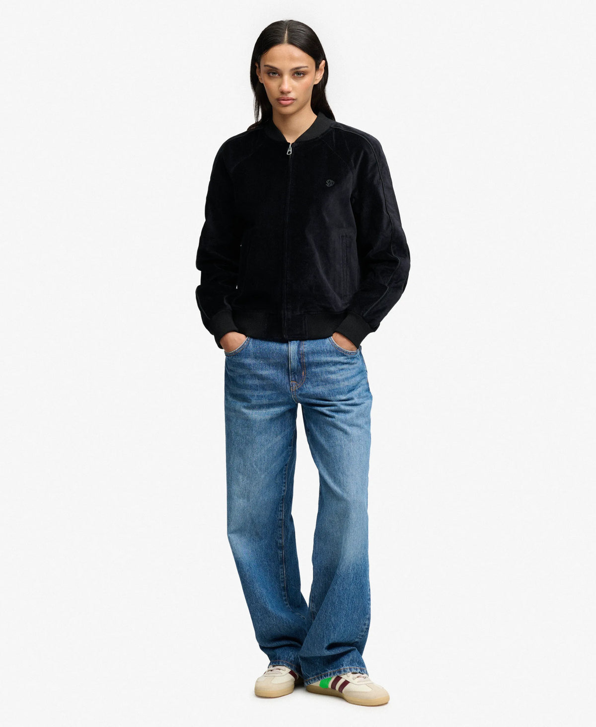 Velvet Bomber Jacket