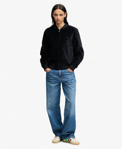 Velvet Bomber Jacket