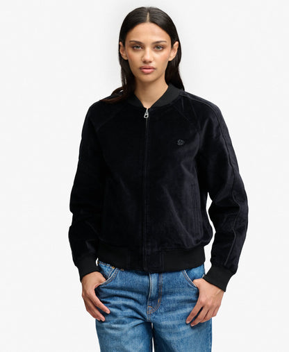 Velvet Bomber Jacket