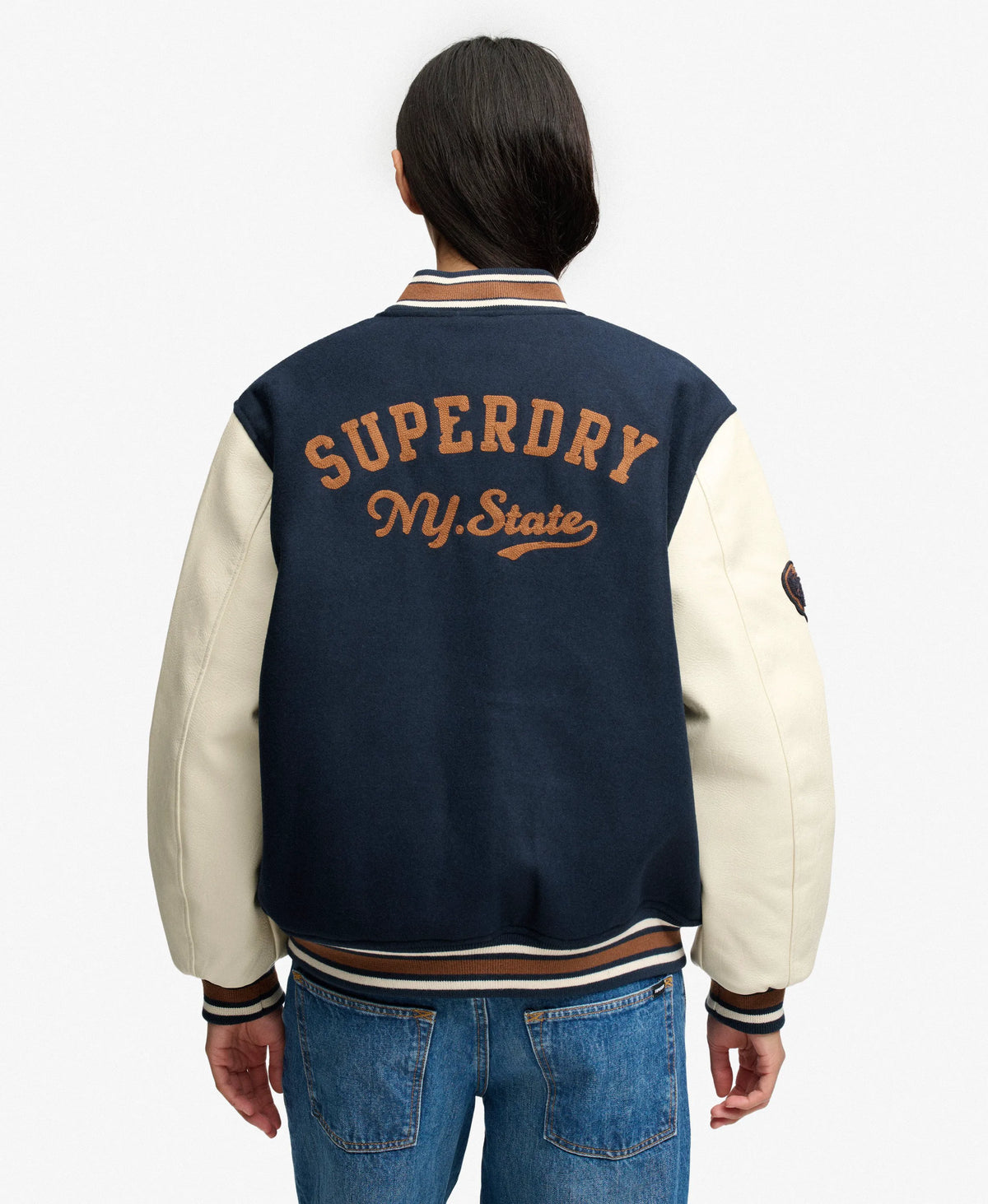 Patch Varsity Bomber Jacket