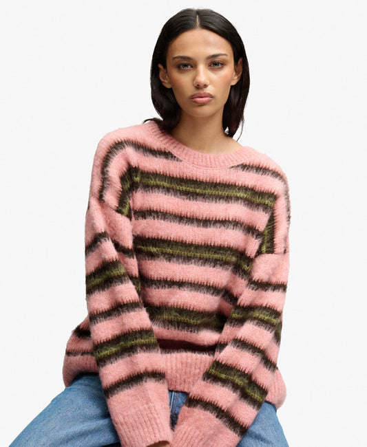 Pink Green Stripe
