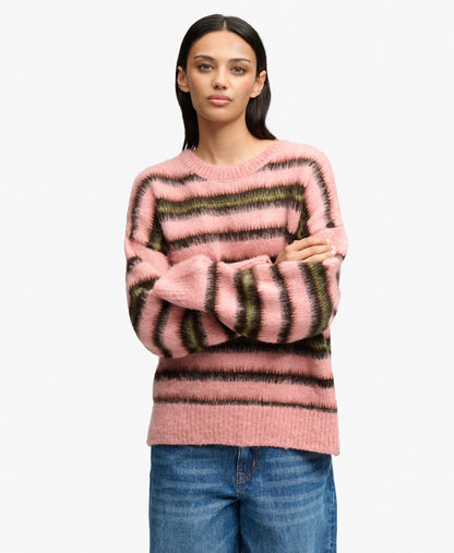 Pink Green Stripe