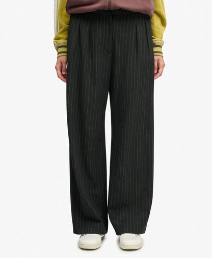 Charcoal Pinstripe