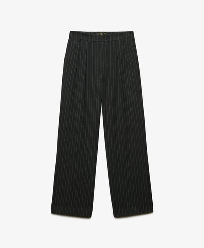 Charcoal Pinstripe