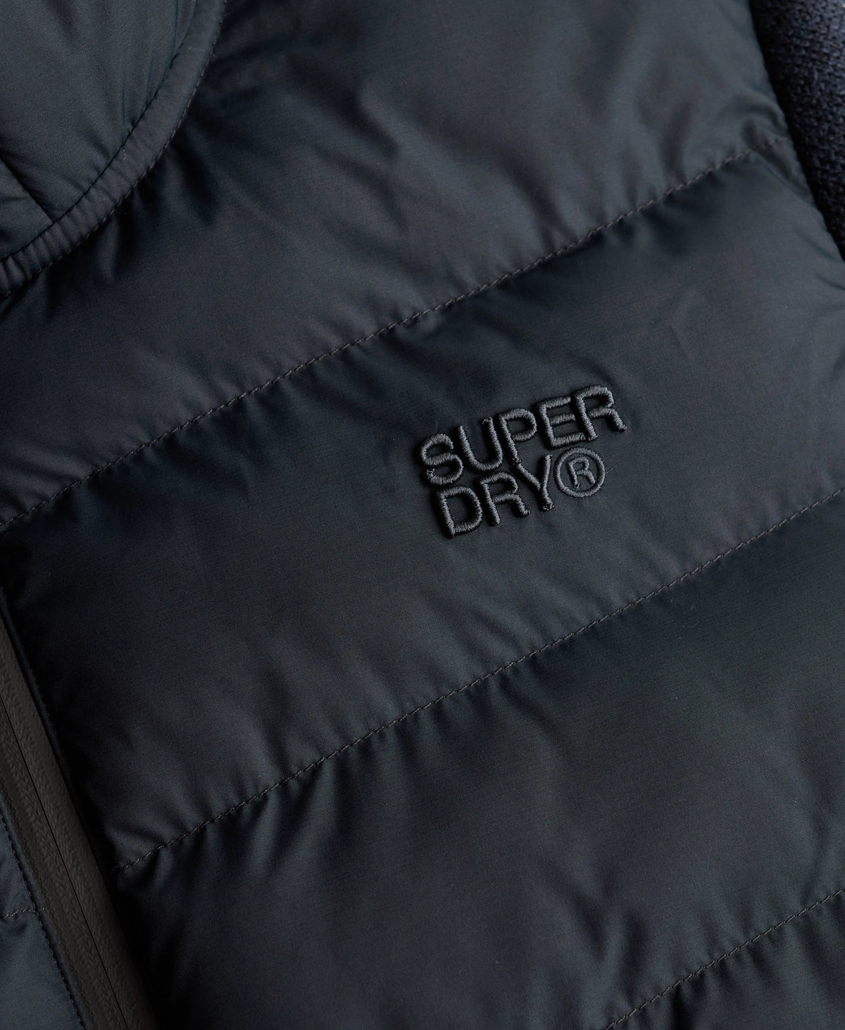 Hooded Storm Knit Hybrid Jacket