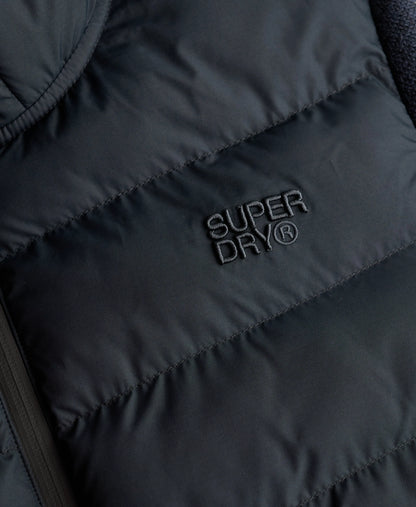 Hooded Storm Knit Hybrid Jacket