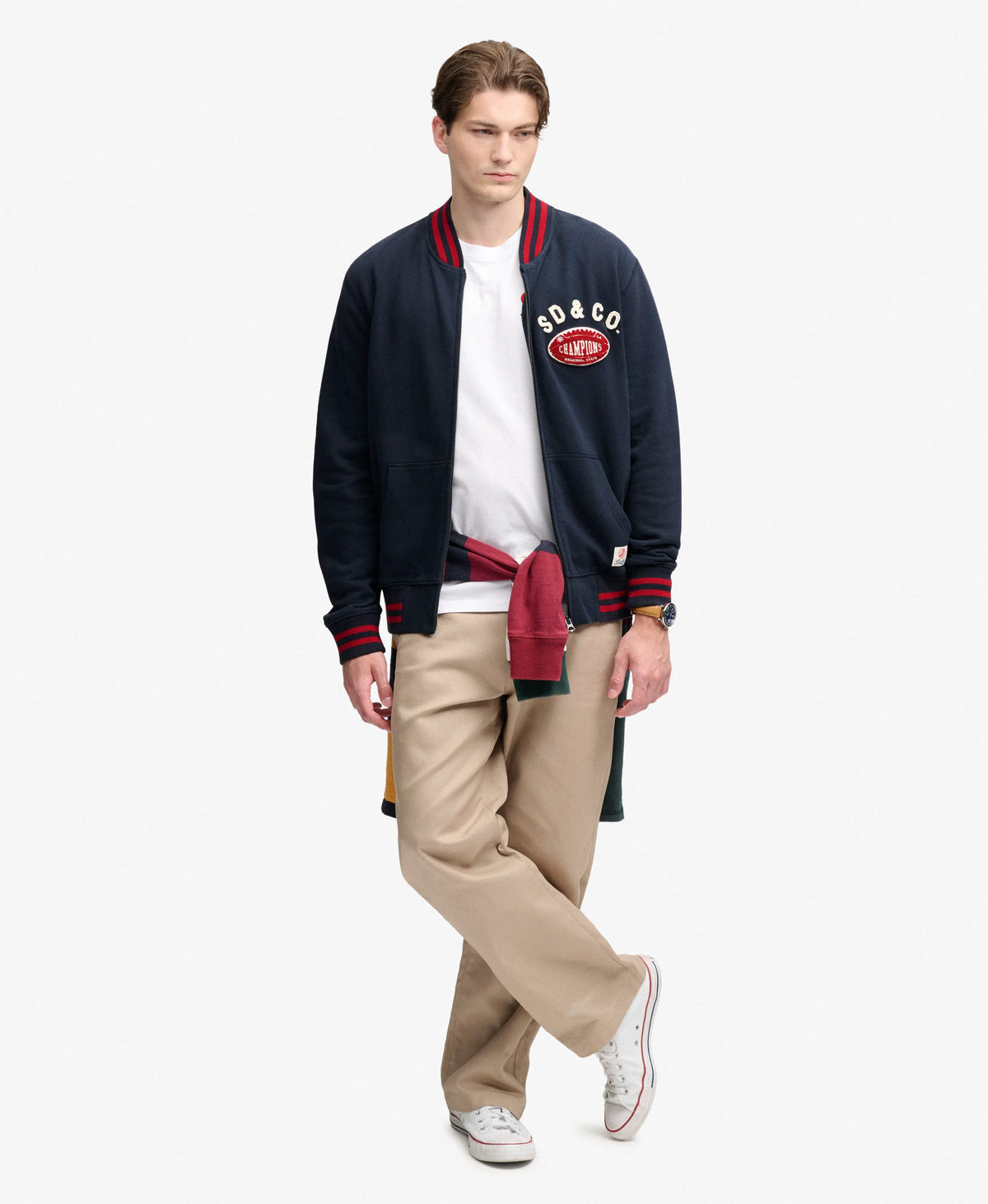 Vintage Athletic Bomber Track Top