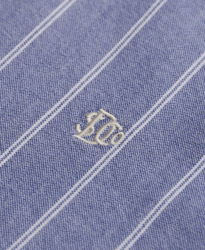 Twin Chalk Indigo Stripe