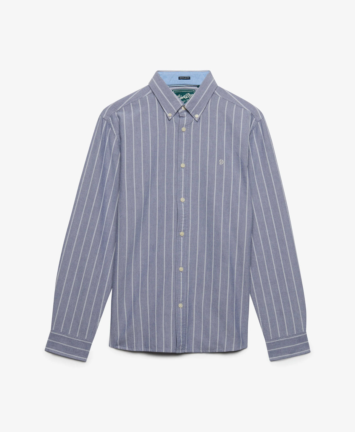 Twin Chalk Indigo Stripe