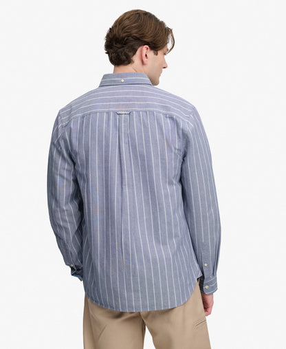 Twin Chalk Indigo Stripe