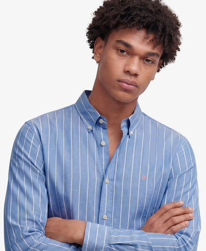 Twin Chalk Blue Stripe