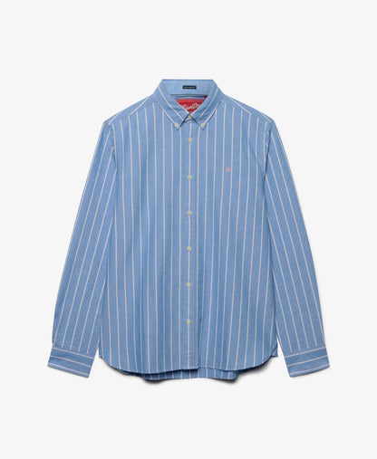 Twin Chalk Blue Stripe