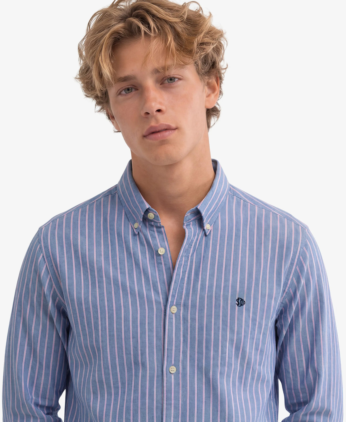 Broker Navy Pink Stripe