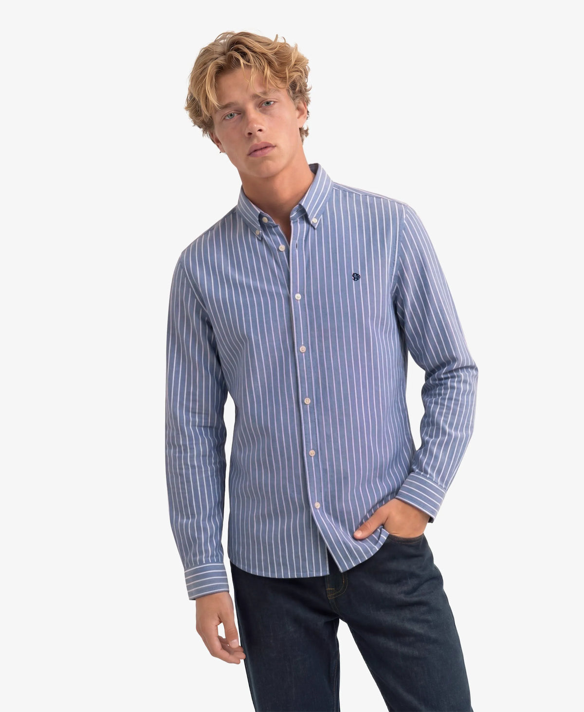 Broker Navy Pink Stripe