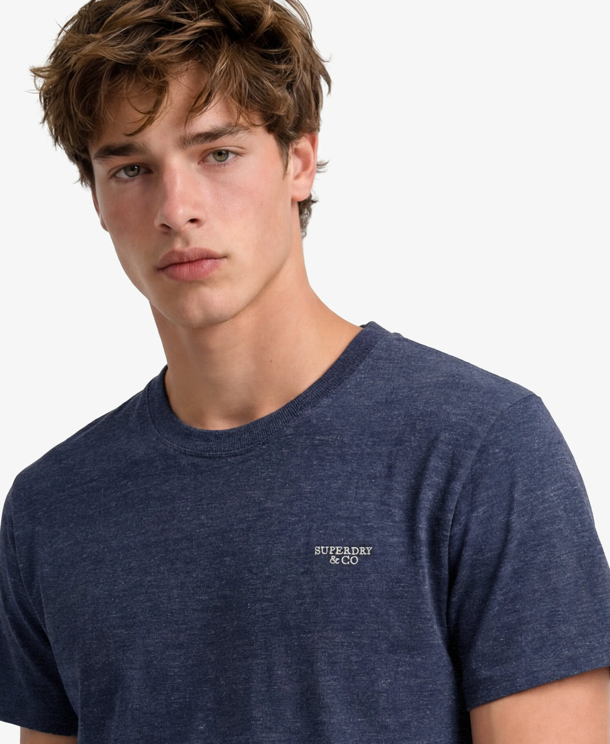 Dark Indigo Blue Marl/Cream