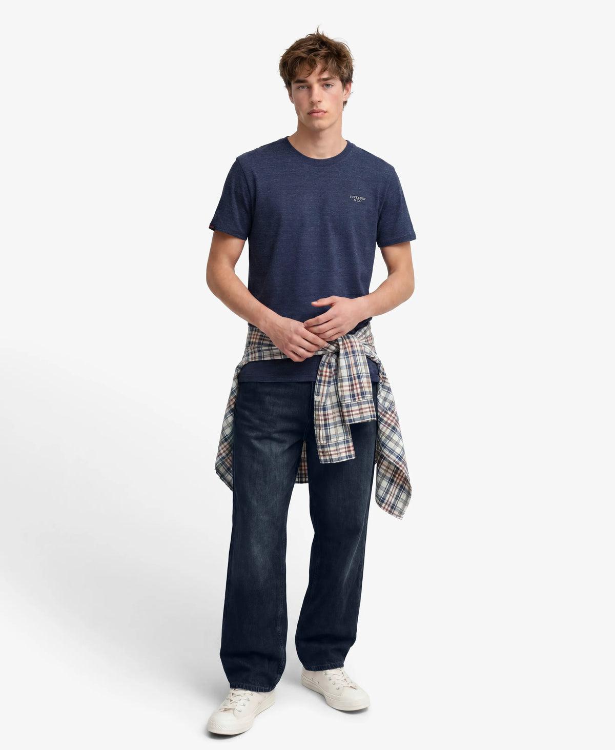 Dark Indigo Blue Marl/Cream