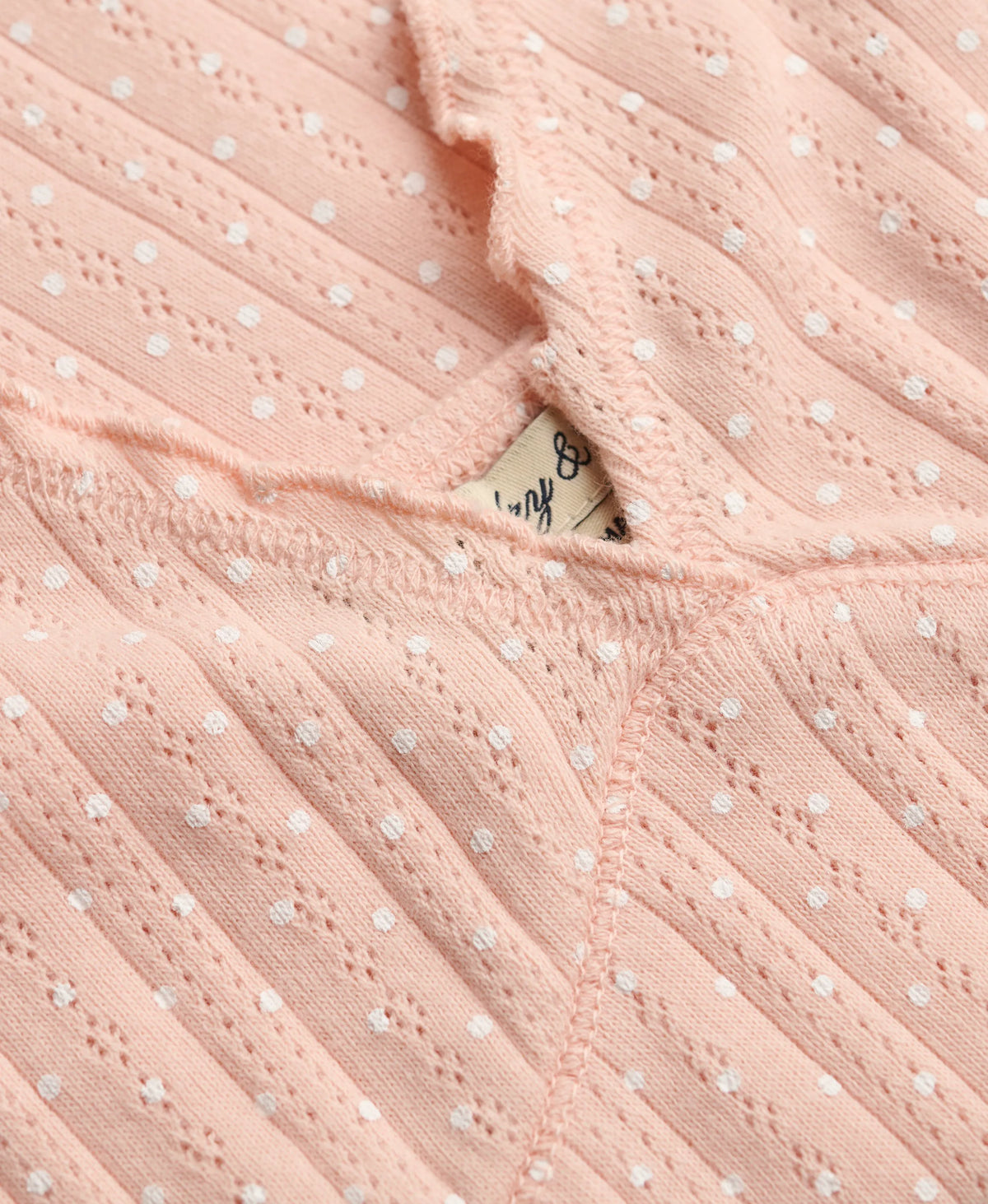 Rose Blush Pink Polka Dot