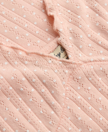 Rose Blush Pink Polka Dot