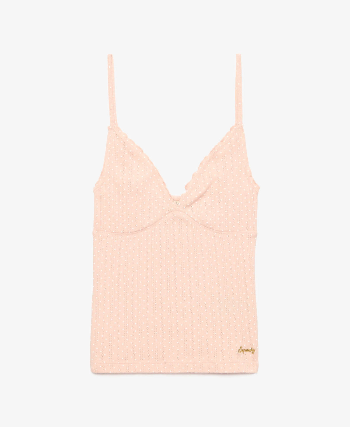 Rose Blush Pink Polka Dot