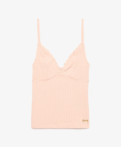 Rose Blush Pink Polka Dot