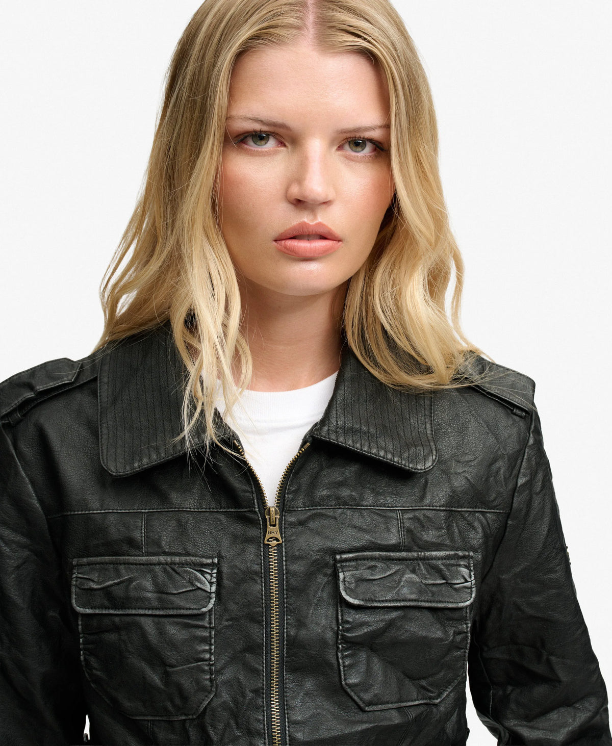 Angelina Faux Leather Jacket
