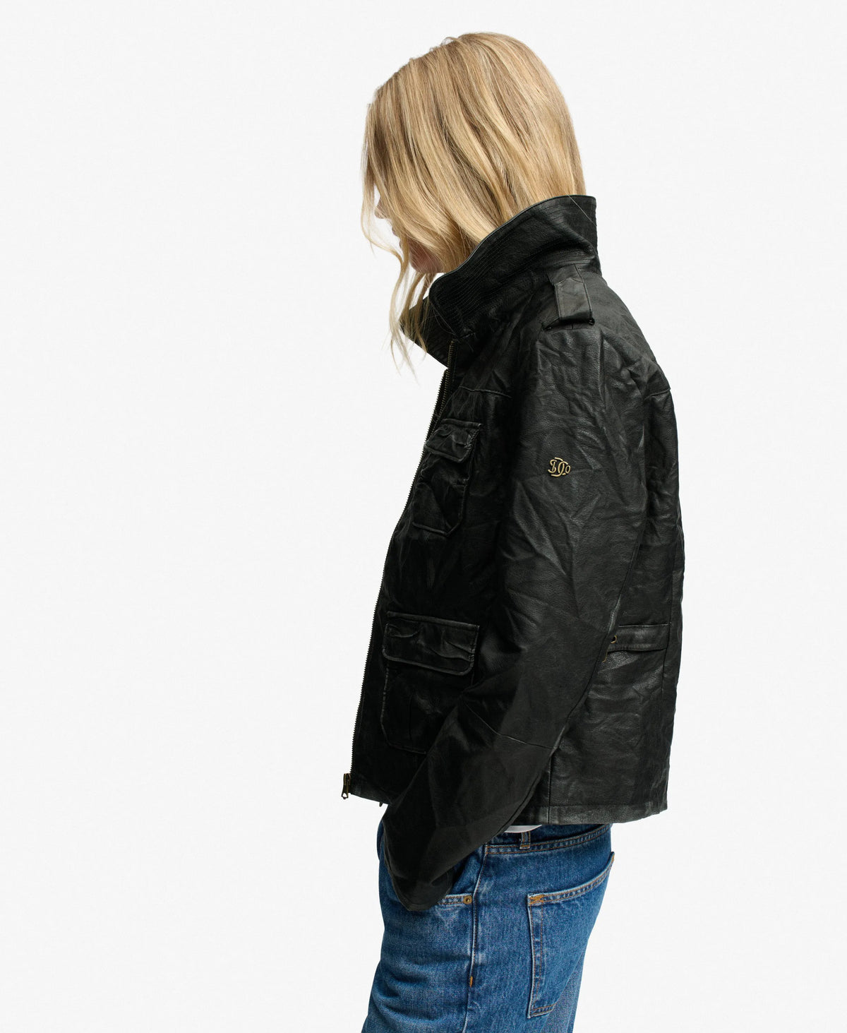 Angelina Faux Leather Jacket