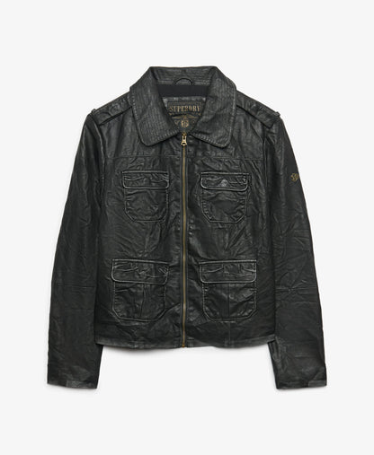 Angelina Faux Leather Jacket