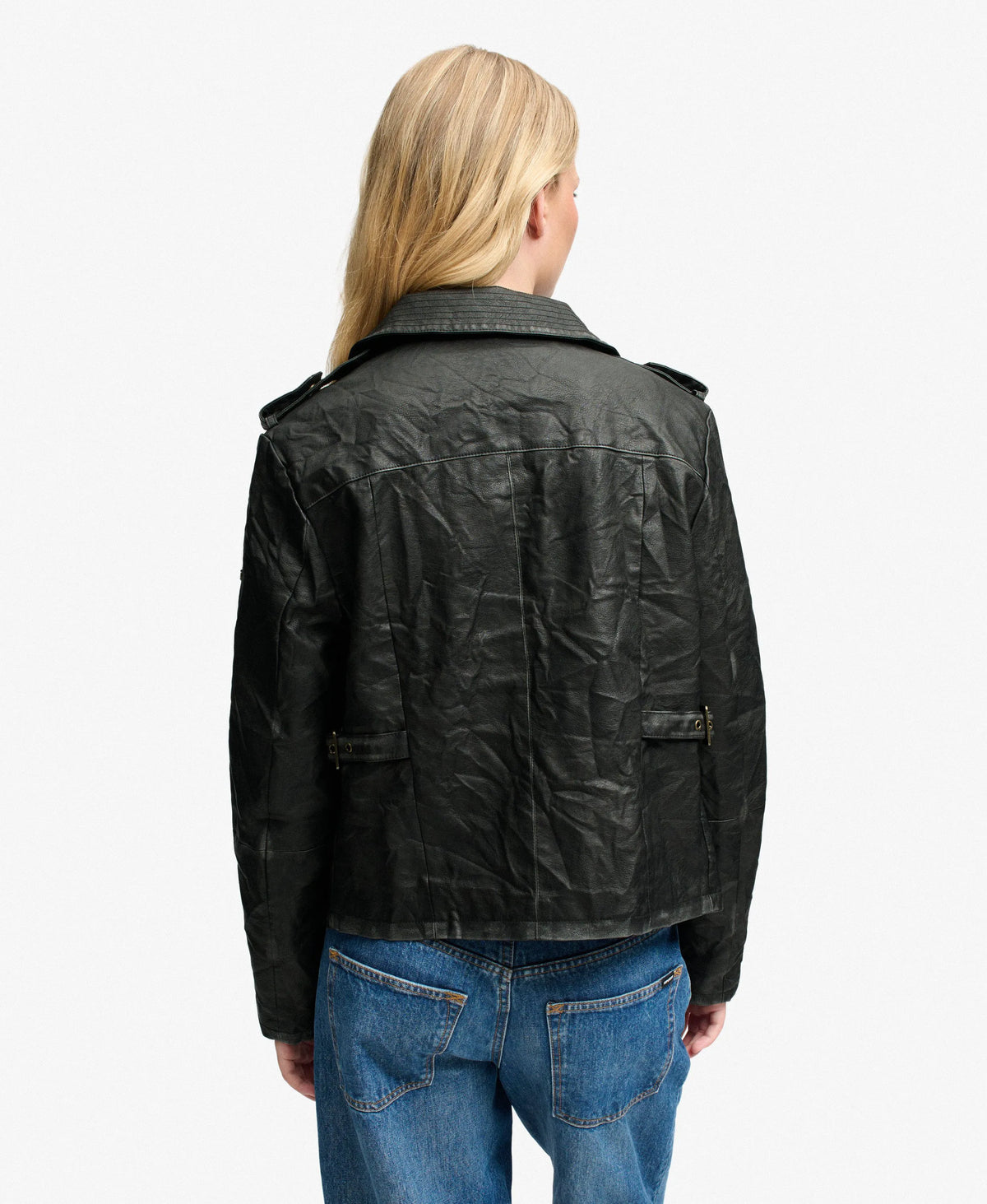Angelina Faux Leather Jacket