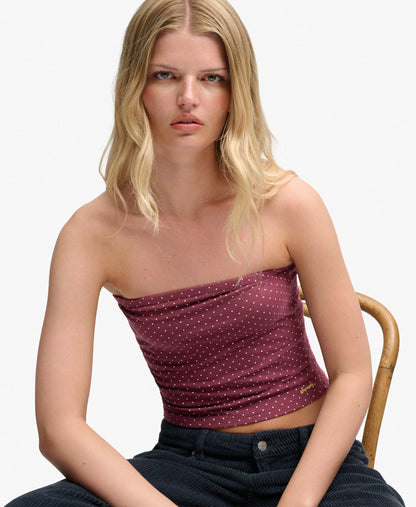 Port Red Polka Dot