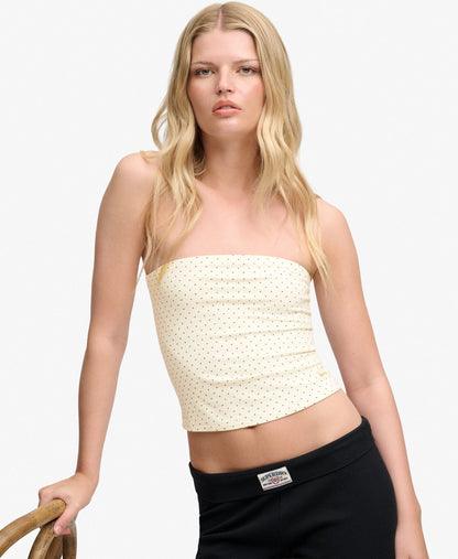 Desertbone Off White Polka Dot