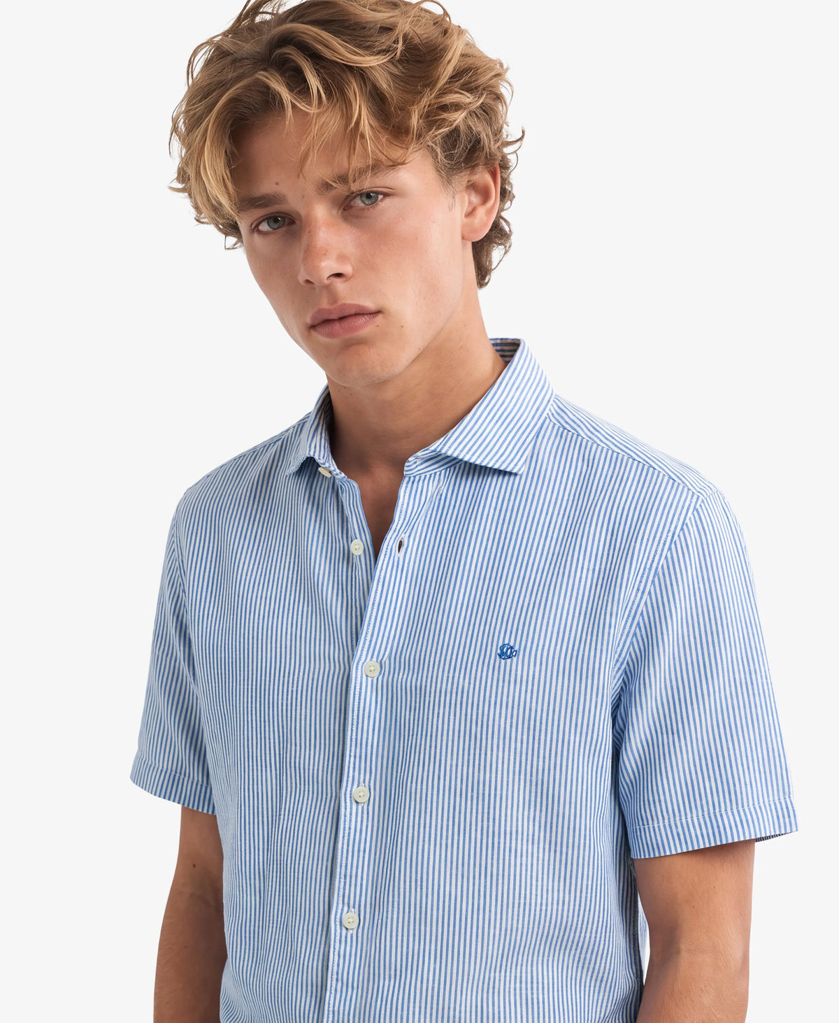 Blue Chalk Stripe