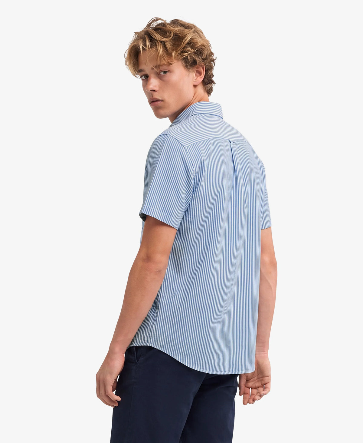 Blue Chalk Stripe