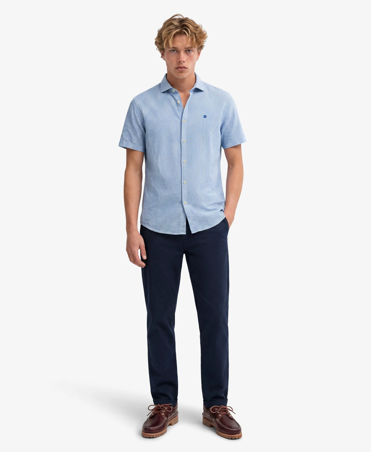 Blue Chalk Stripe
