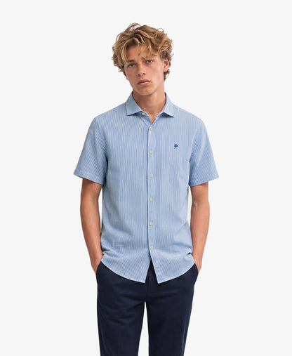 Blue Chalk Stripe