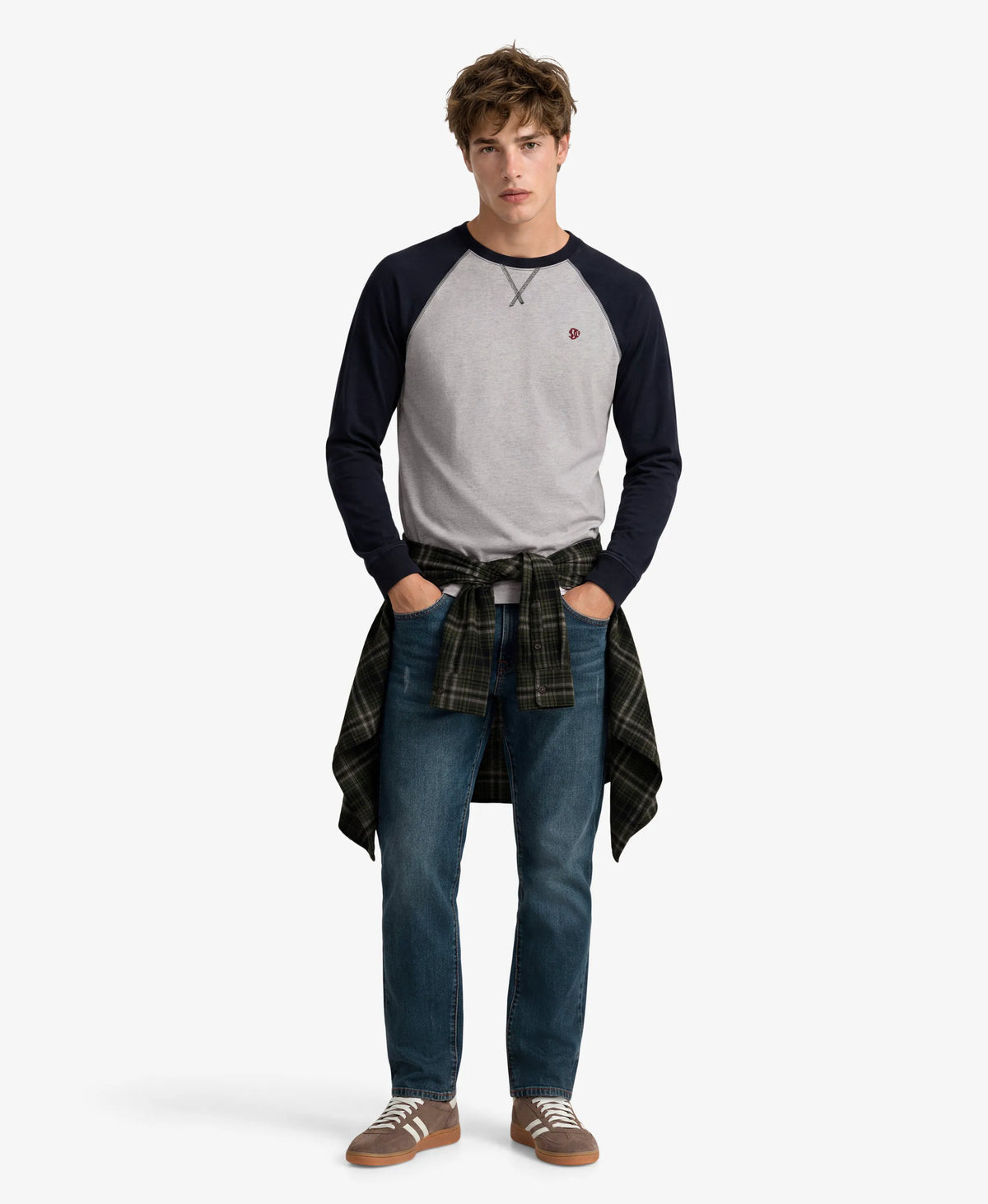 Brooklyn Grey Marl/Navy
