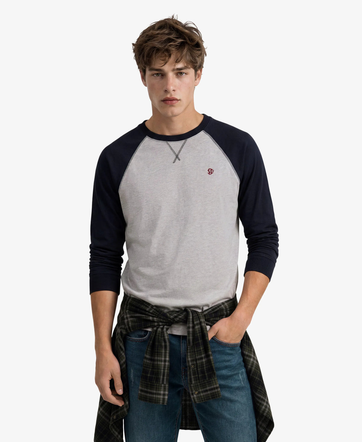Brooklyn Grey Marl/Navy
