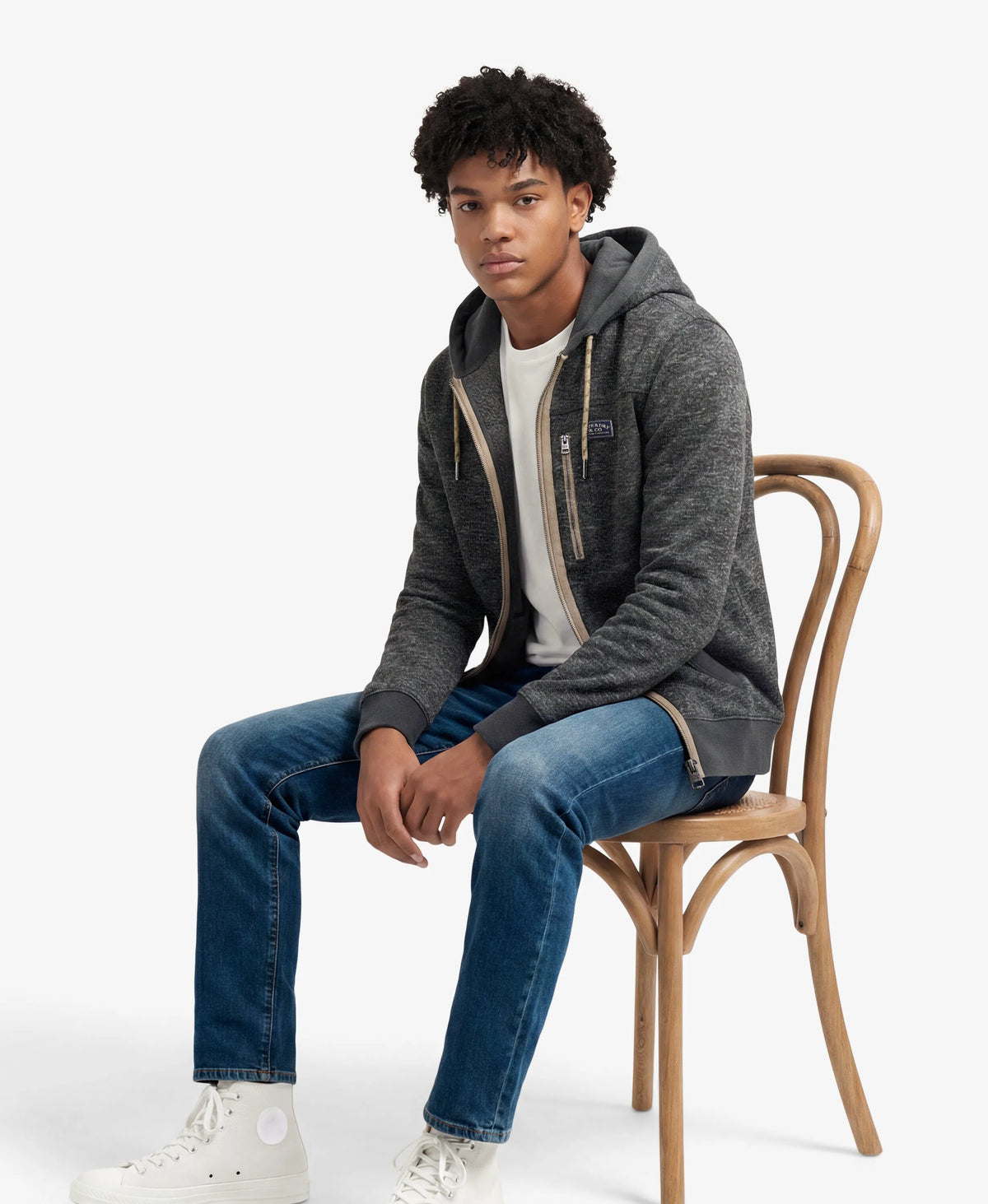 STORM CHARCOAL GREY SLUB