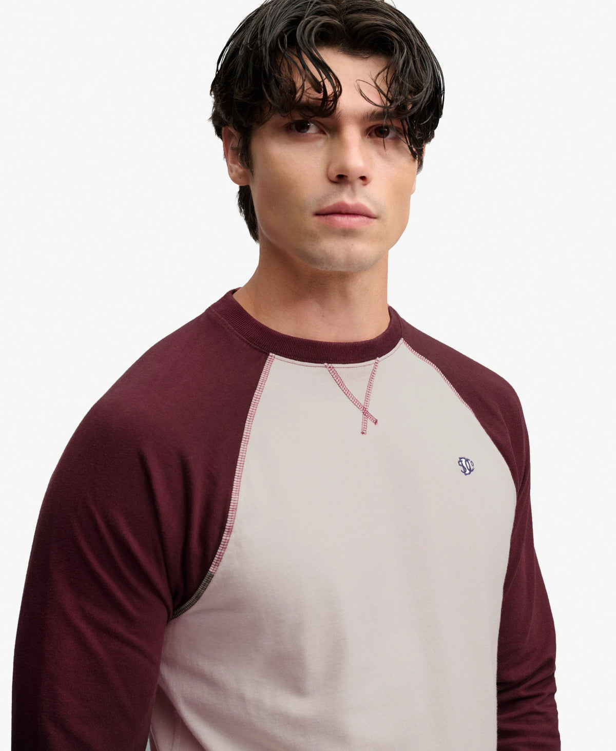 White Sand/Dark Oxblood