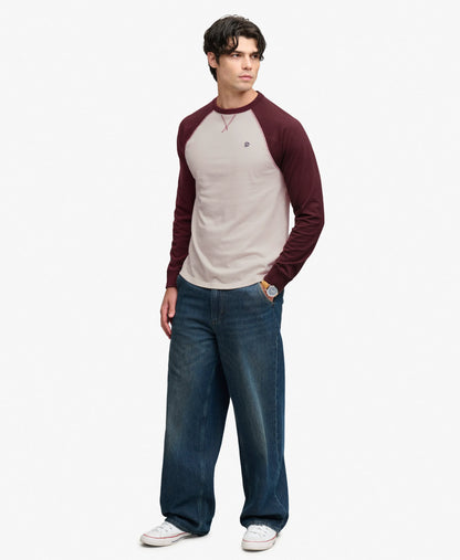 White Sand/Dark Oxblood