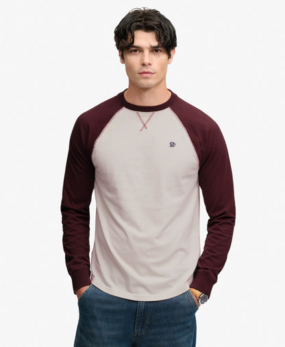 White Sand/Dark Oxblood