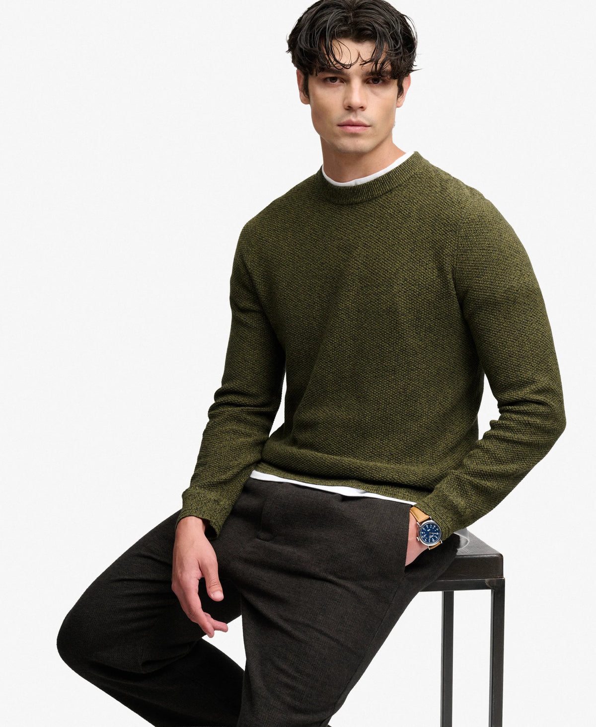 Olive/Black Twist