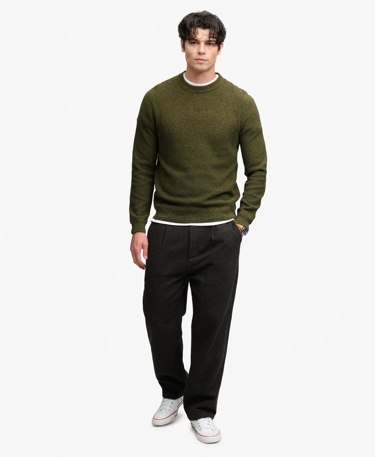 Olive/Black Twist