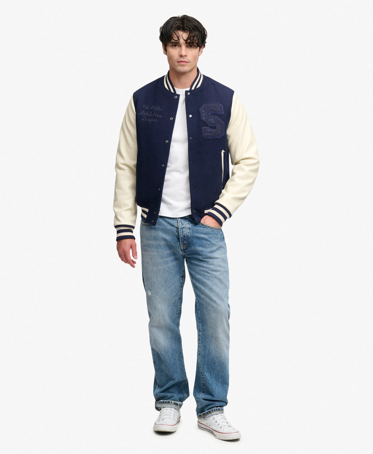 NAVY/CREAM
