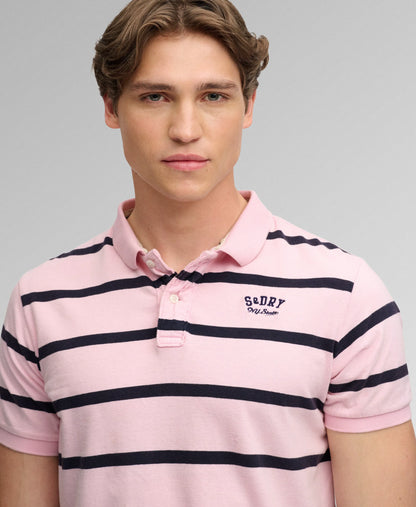 Pink Navy Stripe