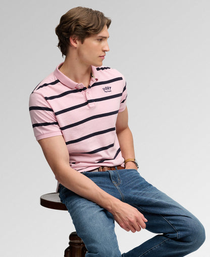Pink Navy Stripe
