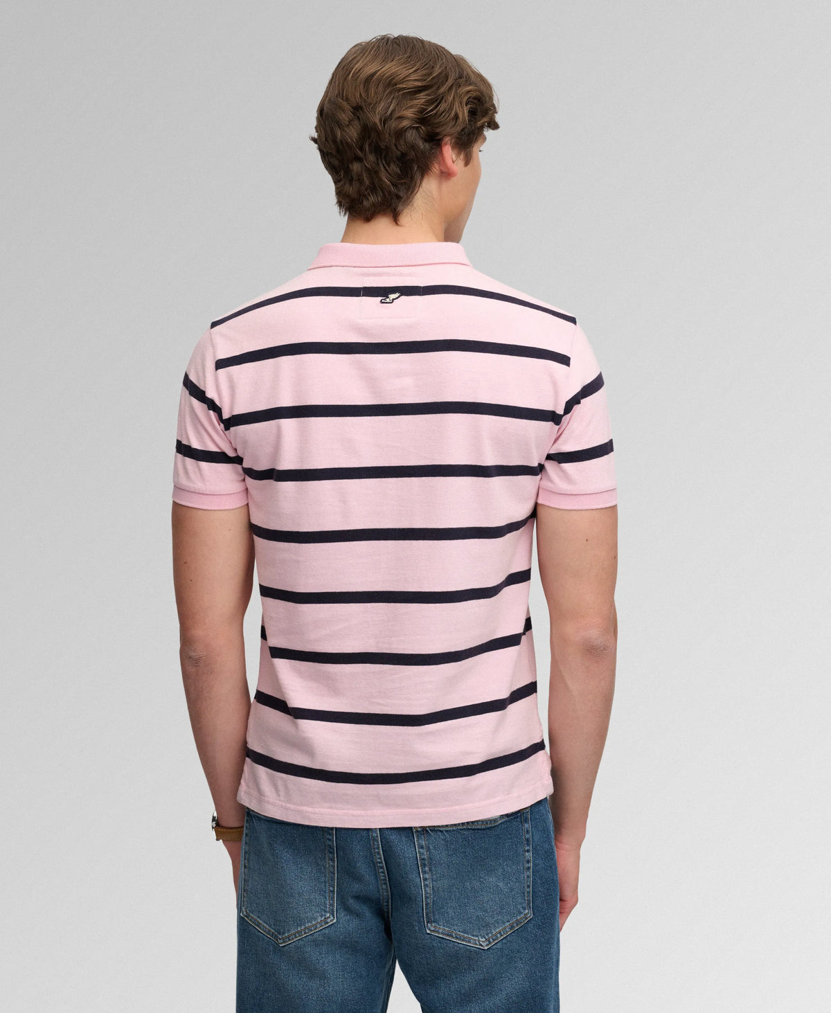 Pink Navy Stripe