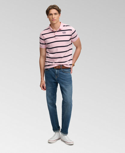 Pink Navy Stripe